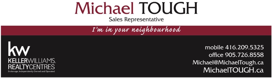 Michael Tough Sales Representative Keller Williams Realty Centre, Brokerage